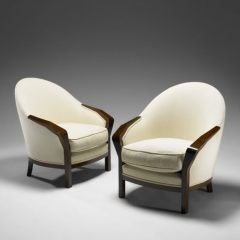 Armchairs model MF 732, pair by Pierre Chareau, 1924